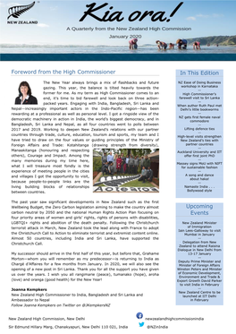 Kiaora Quarterly Newsletter January 2020 [PDF 875