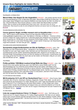 Radsport-News.Com/Sport/Sport.Htm