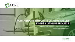 Northern Territory's Lithium Valley