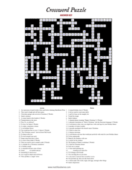 Crossword Puzzle