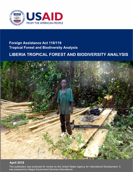Liberia Tropical Forest and Biodiversity Analysis