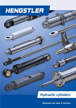 Hydraulic Cylinders – Engineered and Made in Germany