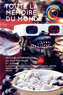 Toute La Mémoire Du Monde Toute La Mémoire Du Monde La Mémoire Toute Festival
