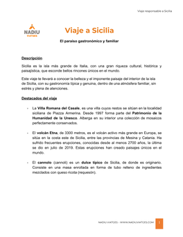 Viaje a Sicilia