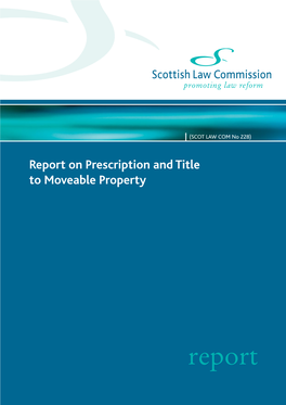 Report on Prescription and Title to Moveable Property