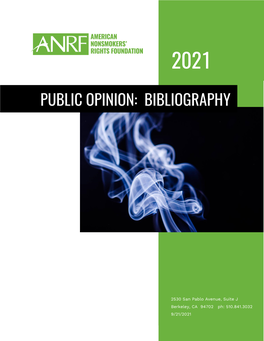 Public Opinion: Bibliography