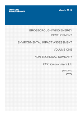 Brogborough Wind Energy Development