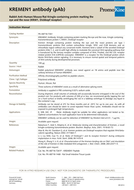 KREMEN1 Antibody (Pab)