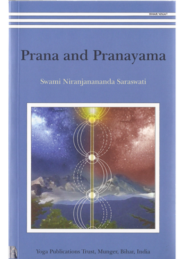 Prana and Pranayama Swami Niranjananda