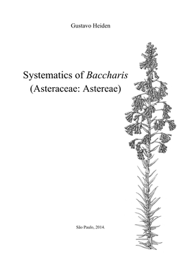 Systematics of Baccharis (Asteraceae: Astereae)