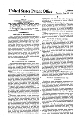 United States Patent Office Patented Aug