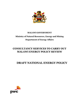 Draft National Energy Policy