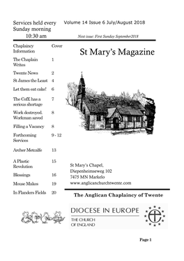 St Mary's Magazine