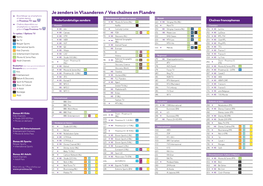 Je Zenders in Vlaanderen / Vos Chaînes En Flandre