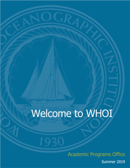 Welcome to WHOI