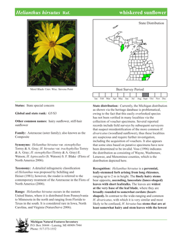 Helianthus Hirsutus Raf