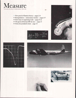 Measure for the Men and Women of Hewlett-Packard F APRIL 1977