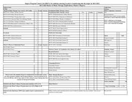 Degree Program Course List (DPCL)