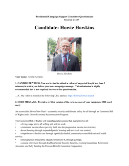 Howie Hawkins