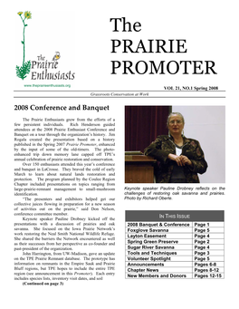 The PRAIRIE PROMOTER