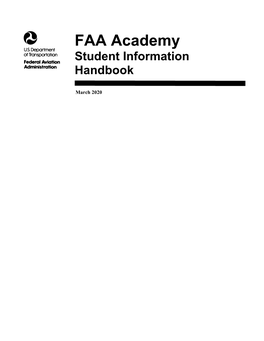 FAA Academy Student Information Handbook