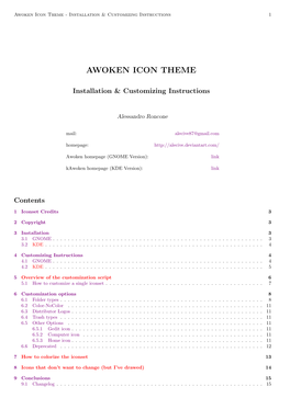 Awoken Icon Theme - Installation & Customizing Instructions 1