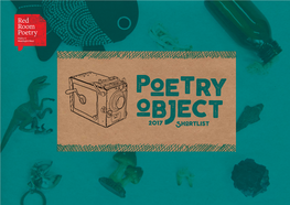 Red Room Poetry Object 2017 Shortlist