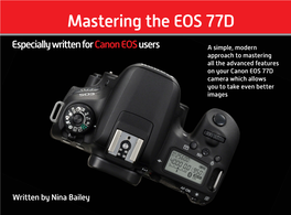 Mastering the EOS 77D