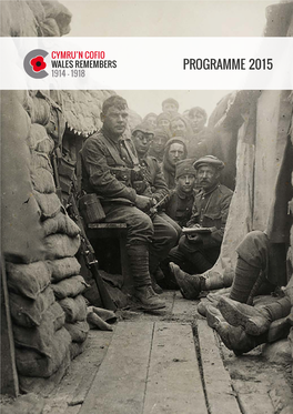 Wales Remembers Programme 2015