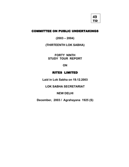 Composition of Committee on Public Undertakings