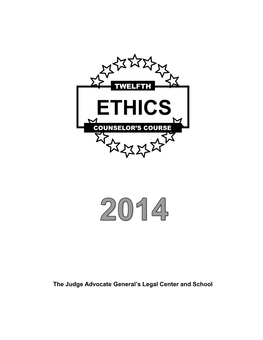 12Th Ethics Counselor's Course Deskbook