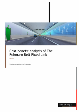 Cost–Benefit Analysis of the Fehmarn Belt Fixed Link Report