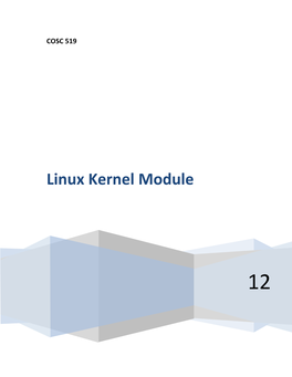 Linux Kernel Module