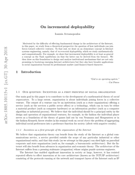 Arxiv:1805.10115V1 [Cs.GT] 30 Apr 2018 Individual Social Preferences Into a Preference Function for Society (Albeit with Negative Results)