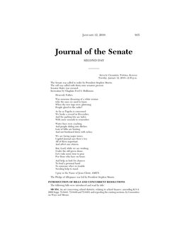 Journal of the Senate