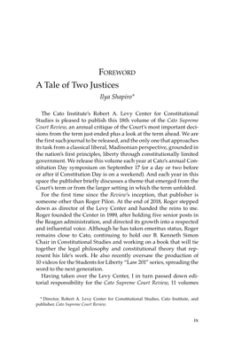 Cato Supreme Court Review, an Annual Critique of the Court’S Most Important Deci- Sions from the Term Just Ended Plus a Look at the Term Ahead