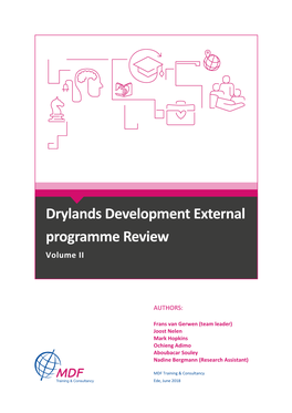 Drylands Development External Programme Review Volume II