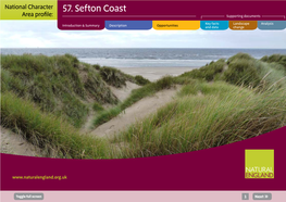 57. Sefton Coast Area Profile: Supporting Documents