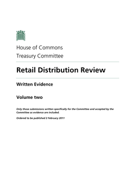 Retail Distribution Review