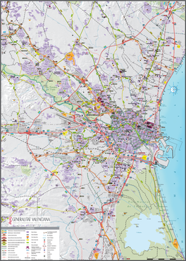 Mapa De L'àrea Metropolitana De València