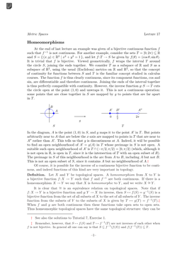 Metric Spaces 2000, Lecture 17