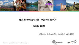 Qui, Montagna365 «Quota 1300»