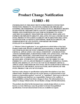 Product Change Notification 113883