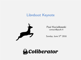 Libreboot Keynote