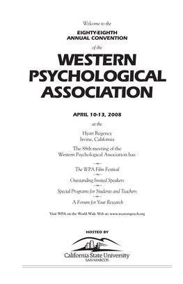 Western Psychological Association