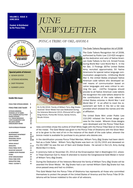 NEWSLETTER-JUNE-2016.Pdf