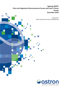 Jigalong WWTP Flora and Vegetation Reconnaissance Survey and Level 1 Fauna Survey December 2018