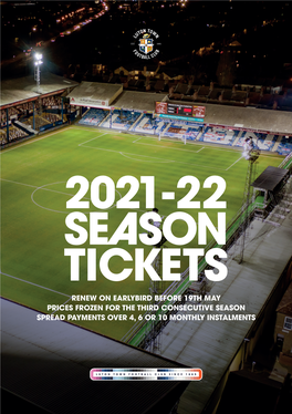 2021-22 Season Tickets