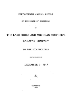 The Lake Shore and Michigan Southern Railway Company December 31