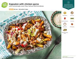 Kapsalon with Chicken Gyros Shawarma